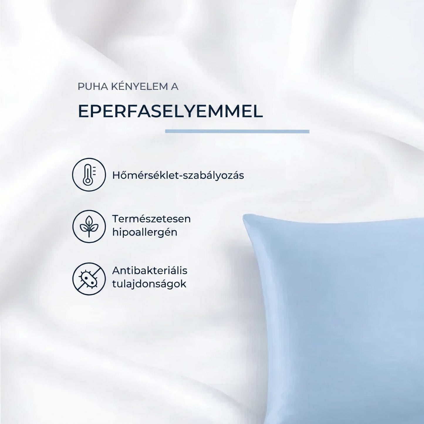Álompárna - Selyem párnahuzat