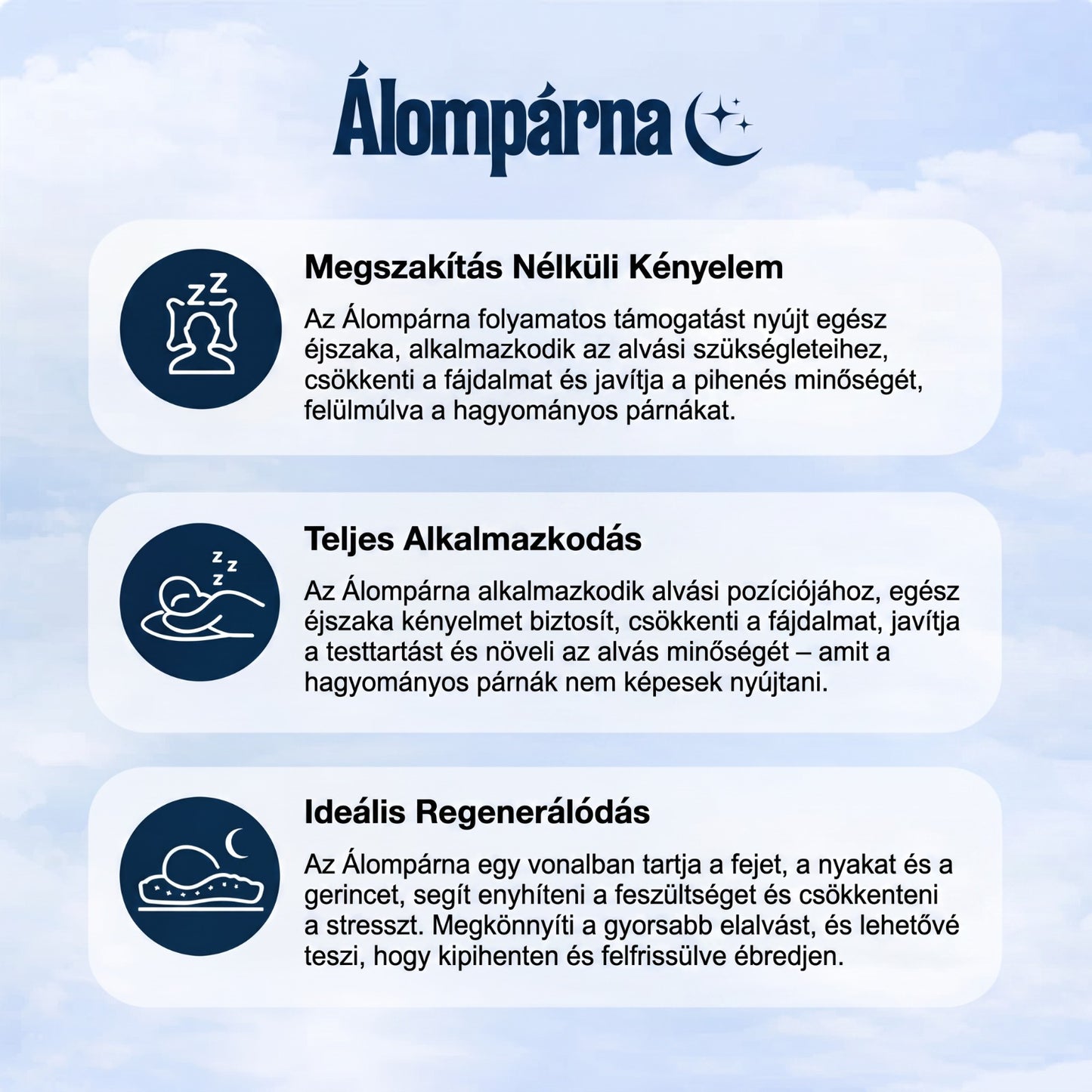 Álompárna - Ébredjen fájdalom nélkül